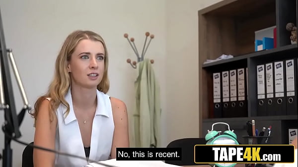 Pretty Czech Blonde Needed Cash Bad Enough to Risk It All with Loan Manager